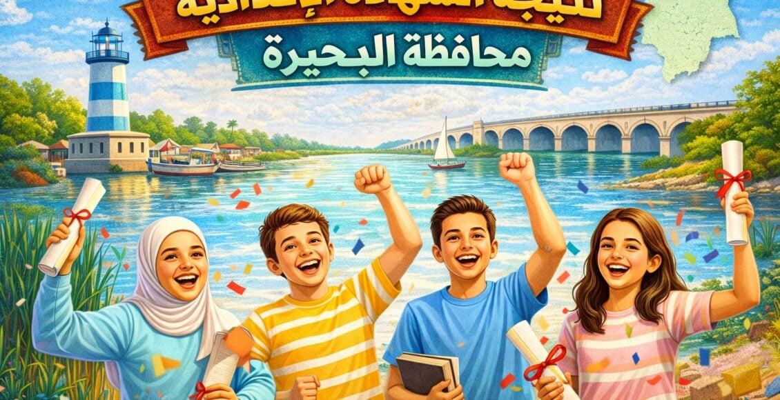"نتيجة الشهادة الإعدادية محافظة البحيرة"