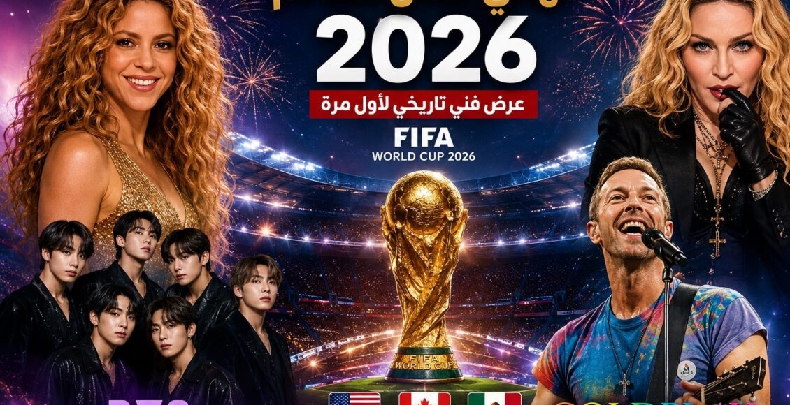 كأس العالم 2026 يتحول إلى مهرجان عالمي.. عرض فني ضخم في النهائي لأول مرة